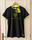 Camiseta Cartri Negra / Verde Lima – Talla XL