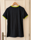 Camiseta Cartri Negra / Verde Lima – Talla XL