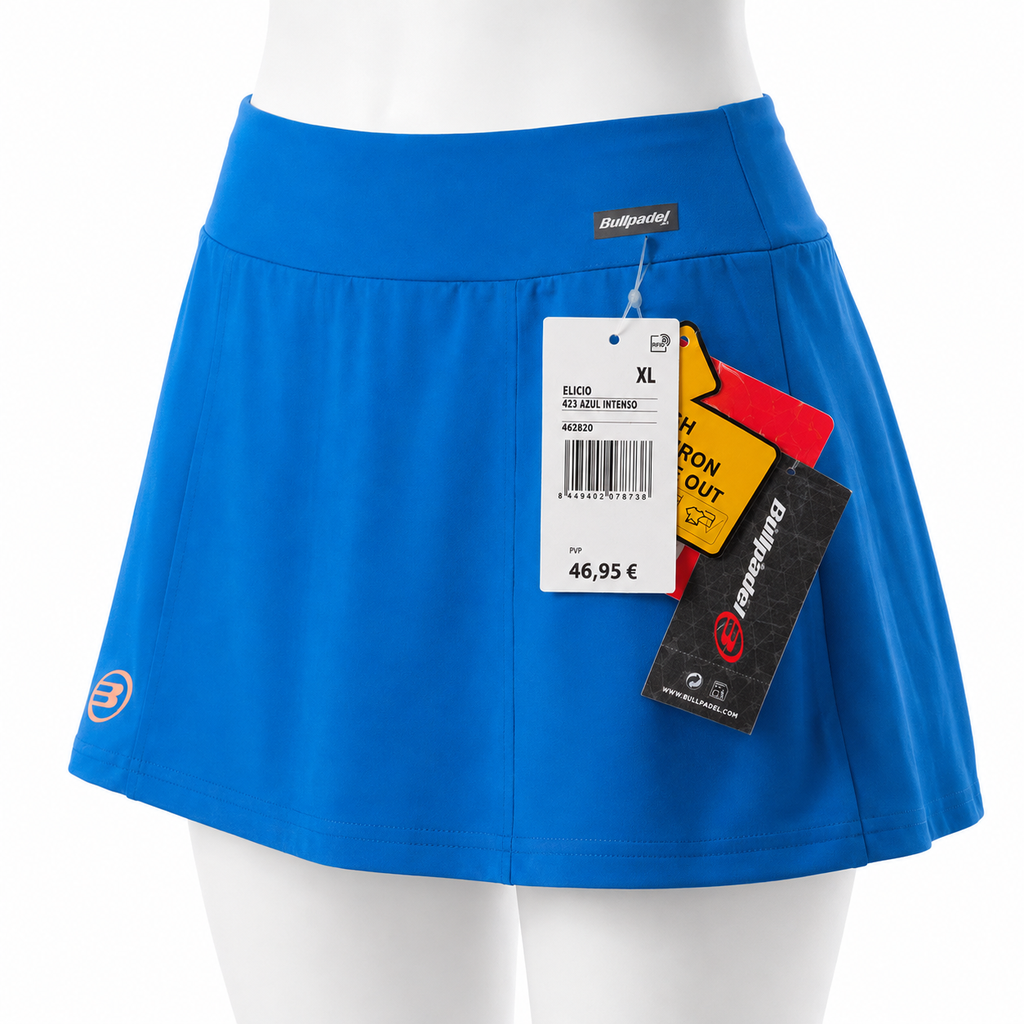 Falda Bullpadel Azul Intenso Talla XL