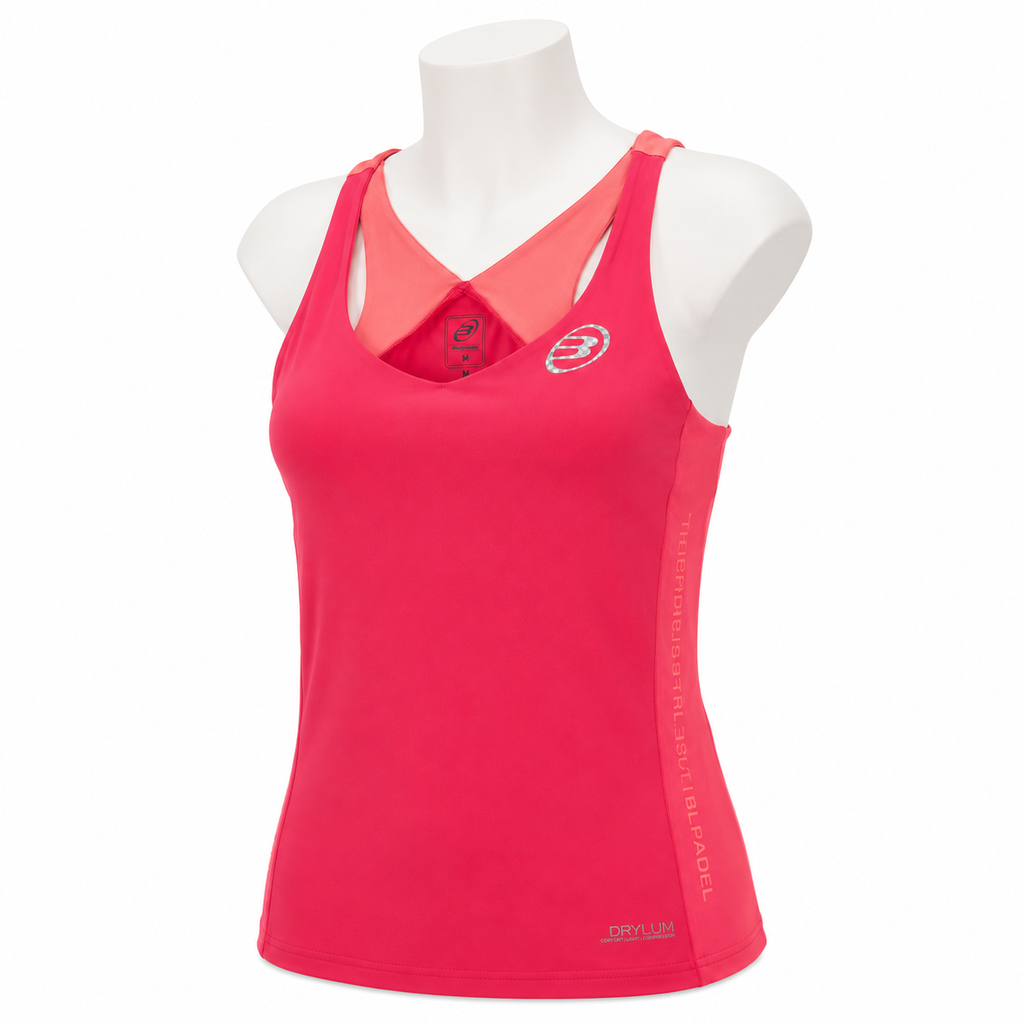 Camiseta Bullpadel Frambuesa Talla M
