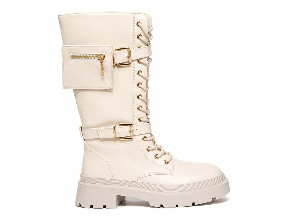 Botas Altas Merry Scott Beige Talla 39