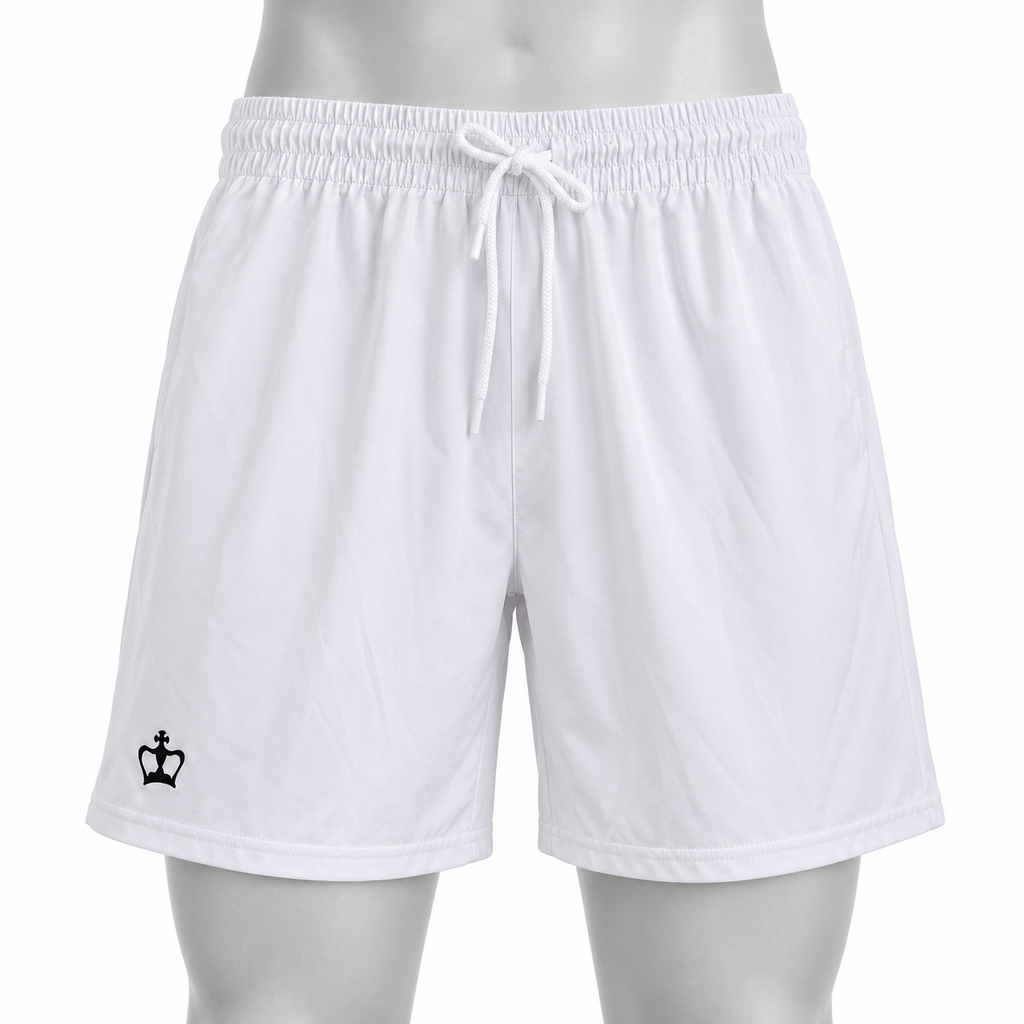 Short Black Crown Blanco Talla L